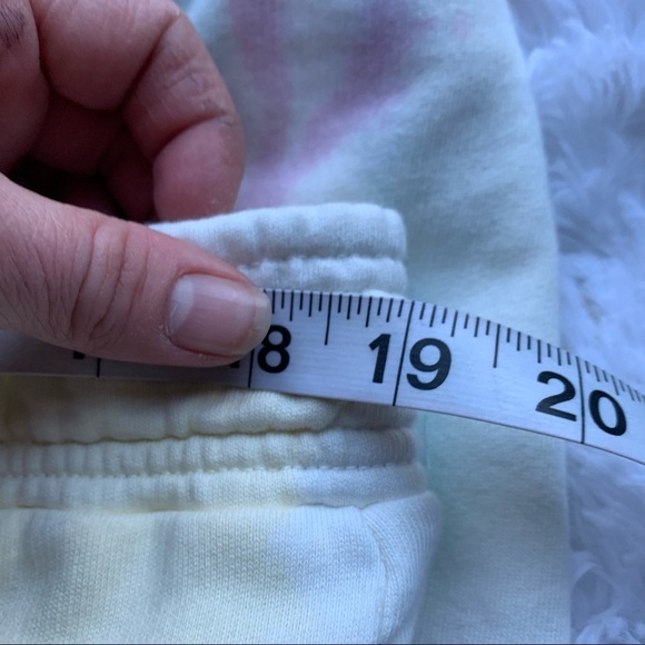 All Saints | NWT Size 10 Pippa Yellow & Lilac Tie Dye Joggers orig $155 - Picture 11 of 16